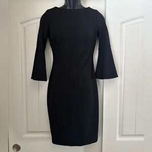 Calvin Klein Black Long Sleeve Dress